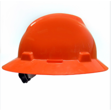 CASCO ALA ANCHA C/MATRACA NARANJA HERHILD MOD. HCAN 