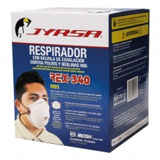 MASCARILLA RESPIRADOR CONTRA POLVOS Y NEBLINAS JYRSA MOD. JREX340