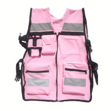 CHALECO BRIGADISTA ROSA PASTEL MOD. CHBRS