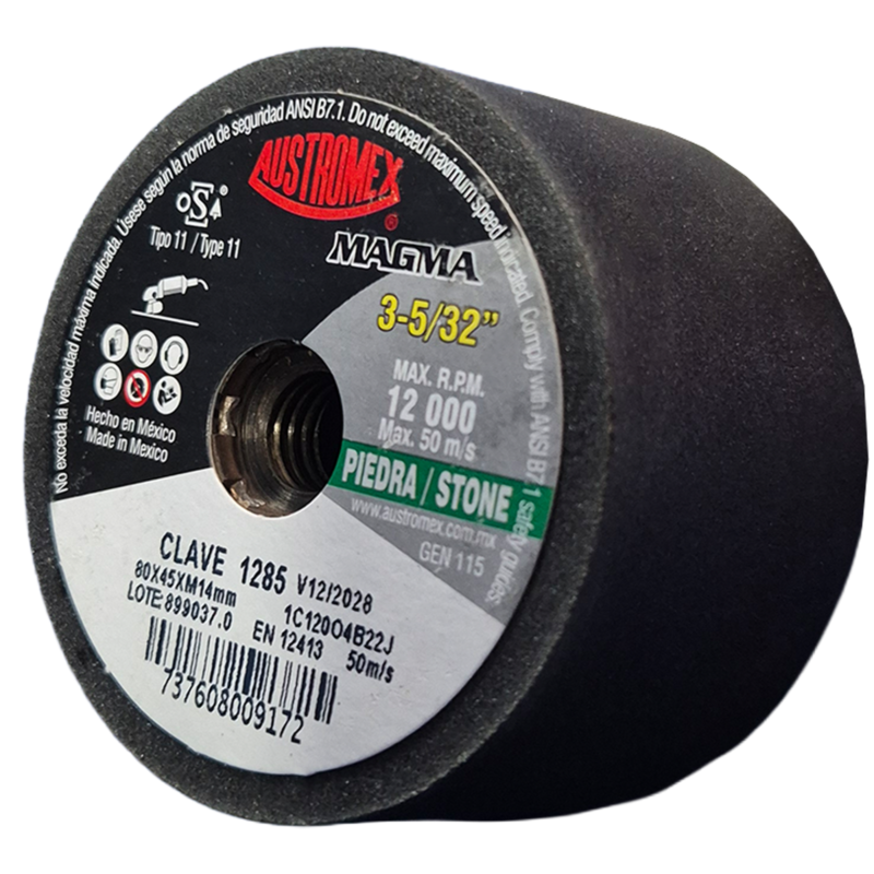 x1285 copa para piedra 3" g.120