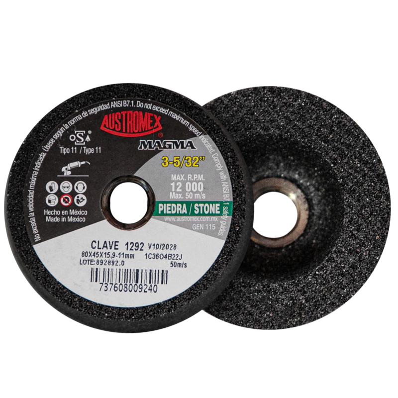 x1292 copa para piedra 3" g.36