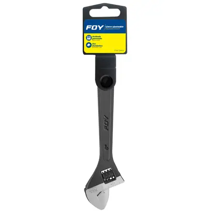 y140426 llave ajustable de 6" pavonada