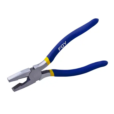 y142032 pinza electricista corte lateral 8"