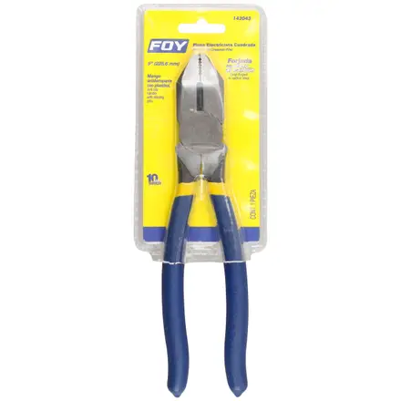 y142043 pinza electricista corte lateral 9"