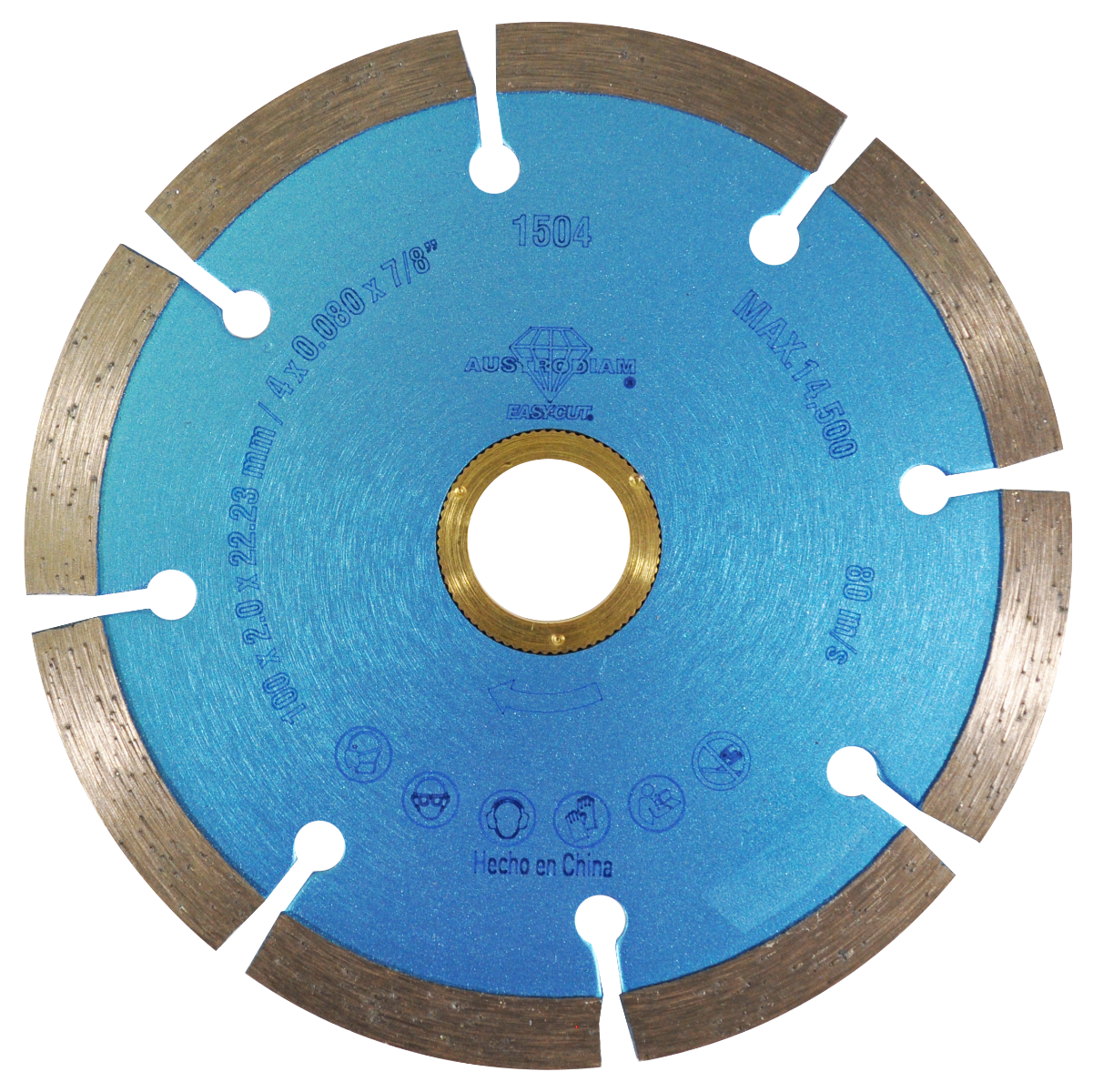 x1504 disco de diamante segmentado 4" x1504 disco de diamante segmentado 4"