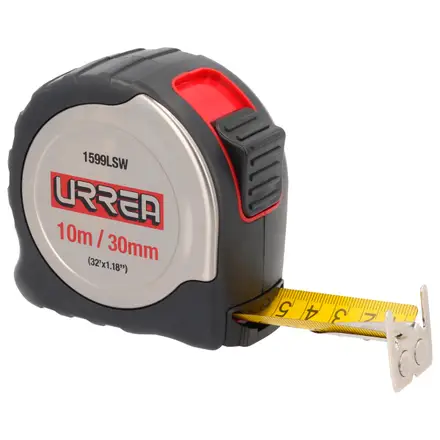 u1599lsw flexometro acero inox 10mx30mm