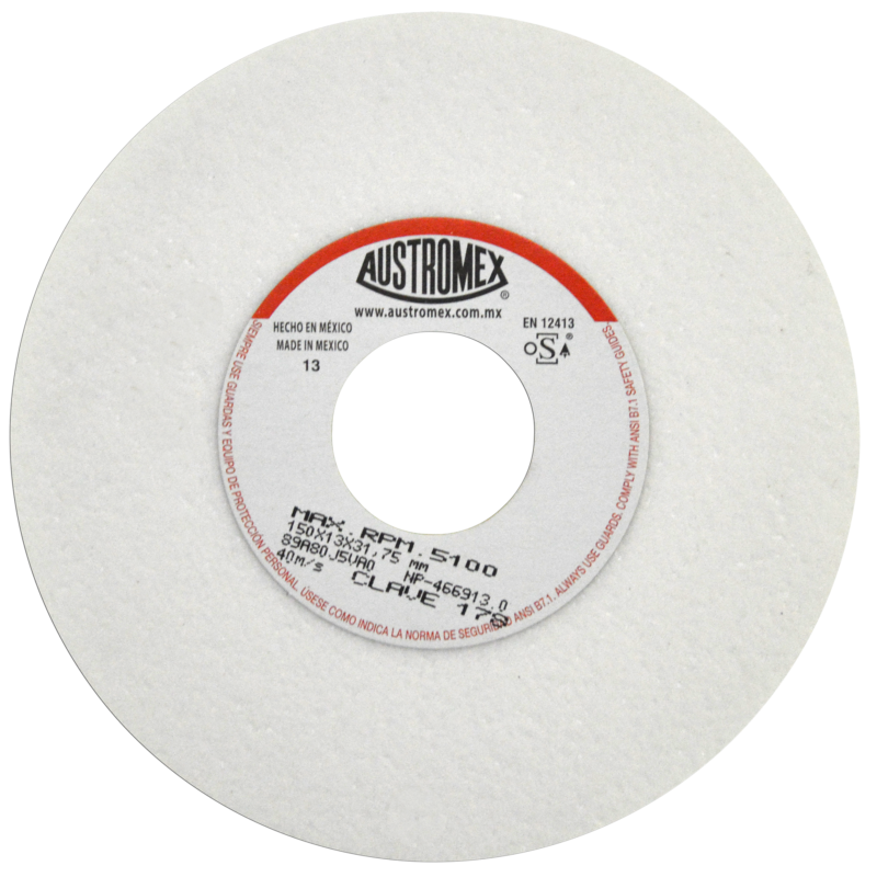 x178 rueda blanca 6" g 80