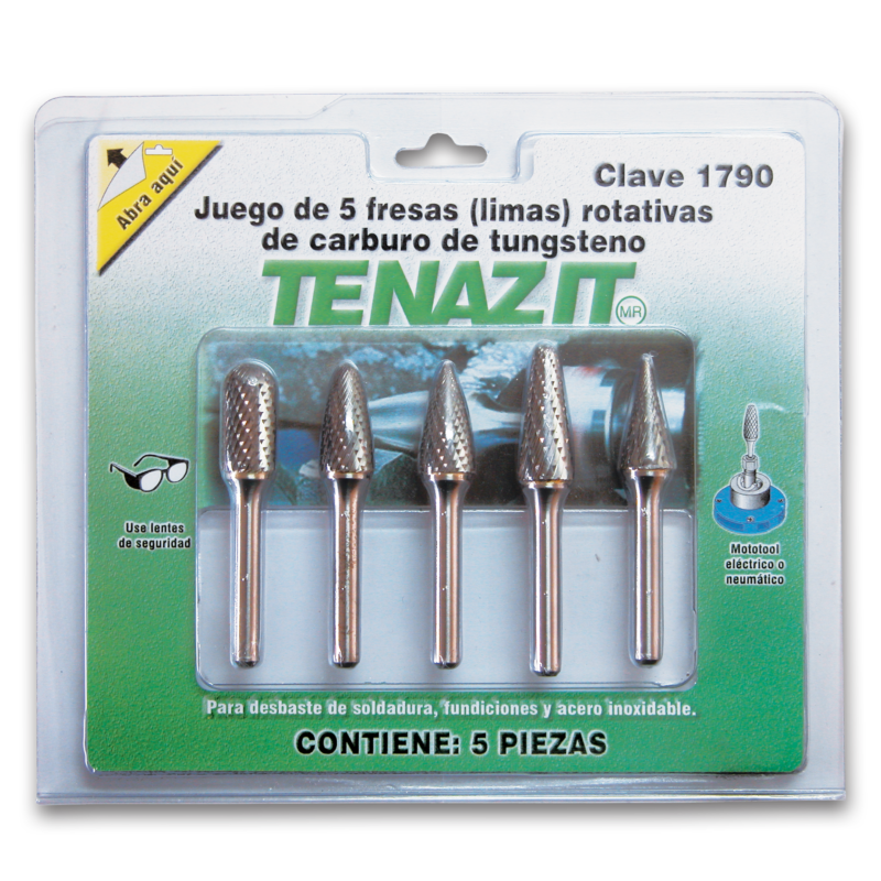 x1790 juego de limas rotativas