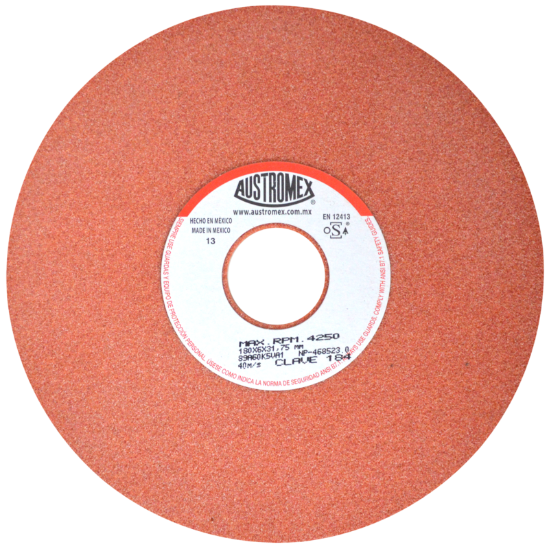 x184 rueda naranja 7" g 60
