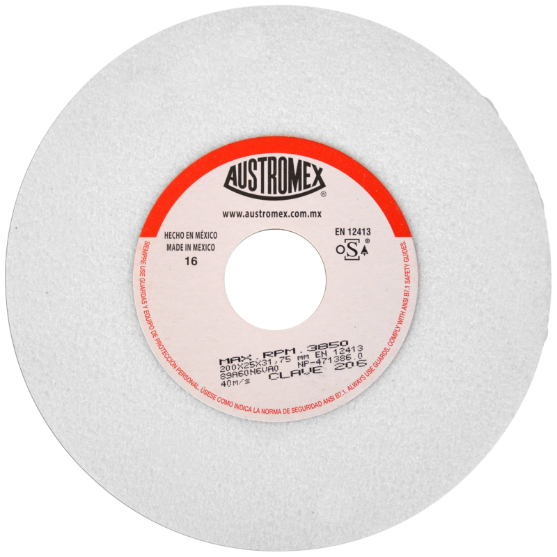 x206 rueda blanca 8" g 60