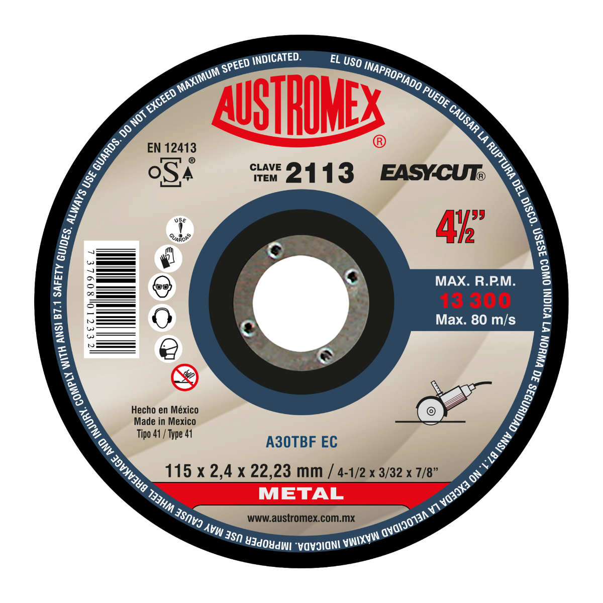 x2113 disco corte de metal 4 1/2" x2113 disco corte de metal 4 1/2"