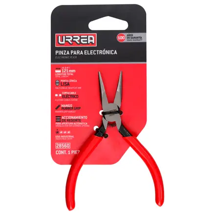 u28560 pinza conica lisa 4 3/4"