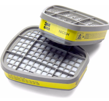 3m6003 cartucho amarillo (vapor org gas)
