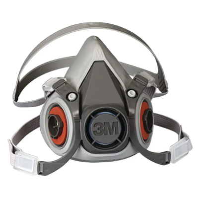 3m6200 mascarilla 2 trompas