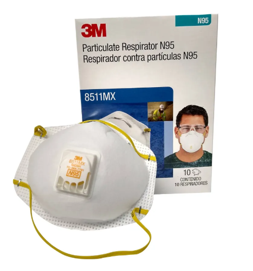 3m8511 mascarilla p.part c.valvula n95