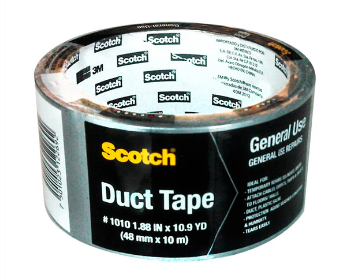 3mcd210 cinta ducto 2"x 10m * uso general