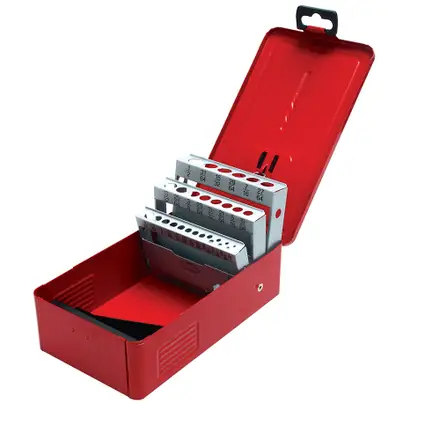 u4079 caja metal para 29 brocas