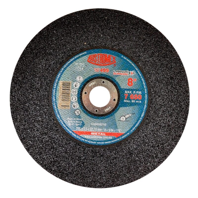 x499 disco corte de metal 8"