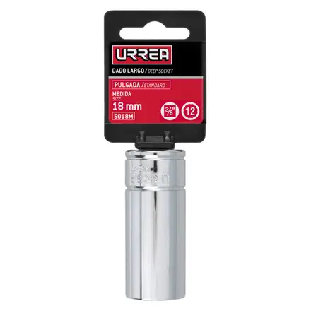 u5018m dado 3/8" largo 12pts 18mm u5018m dado 3/8" largo 12pts 18mm