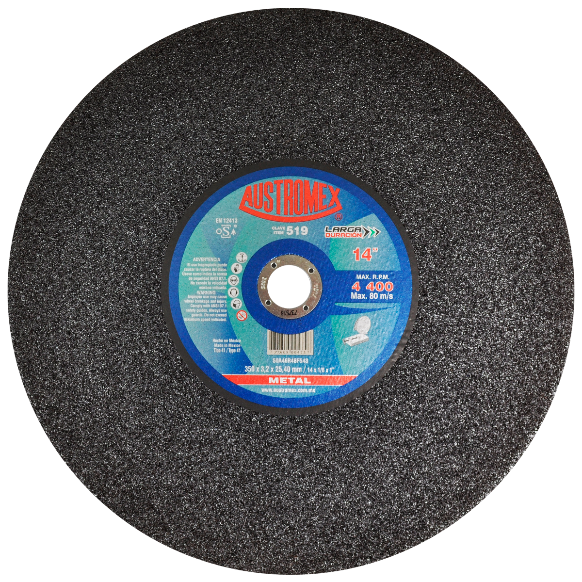 x519 disco corte de metal 14" x519 disco corte de metal 14"