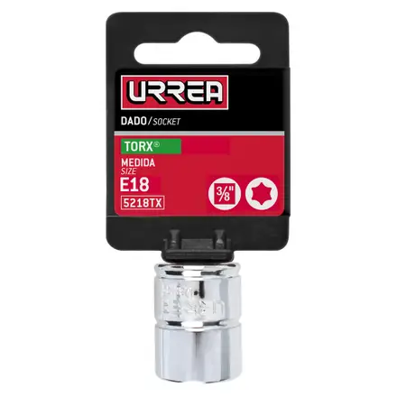 u5218tx dado entrada. 3/8 torx hembra e18