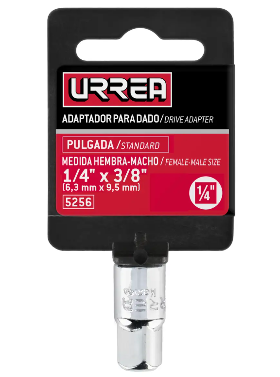 u5256 adaptador cuadro 1/4" hembra 3/8" macho