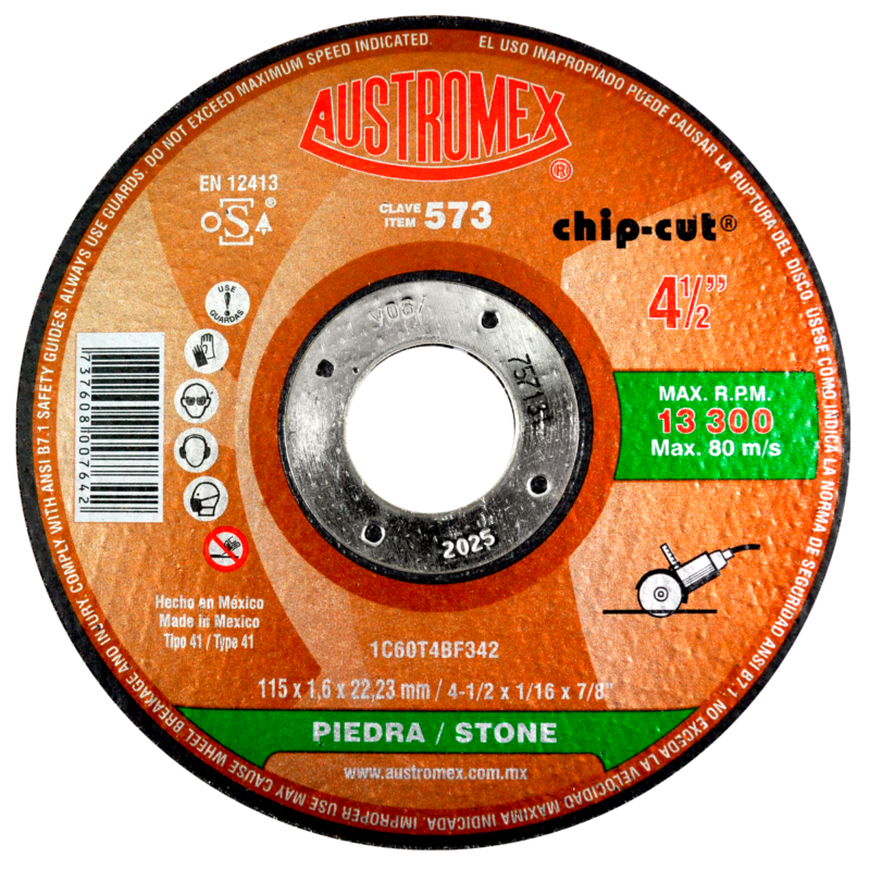x573 disco corte de piedra 4 1/2"