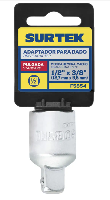 yf5854 adaptador 1/2hembra 3/8macho
