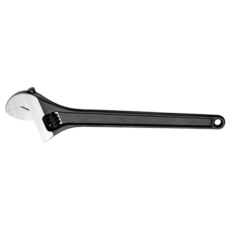 k701 18 llave ajustable pavonada 18"