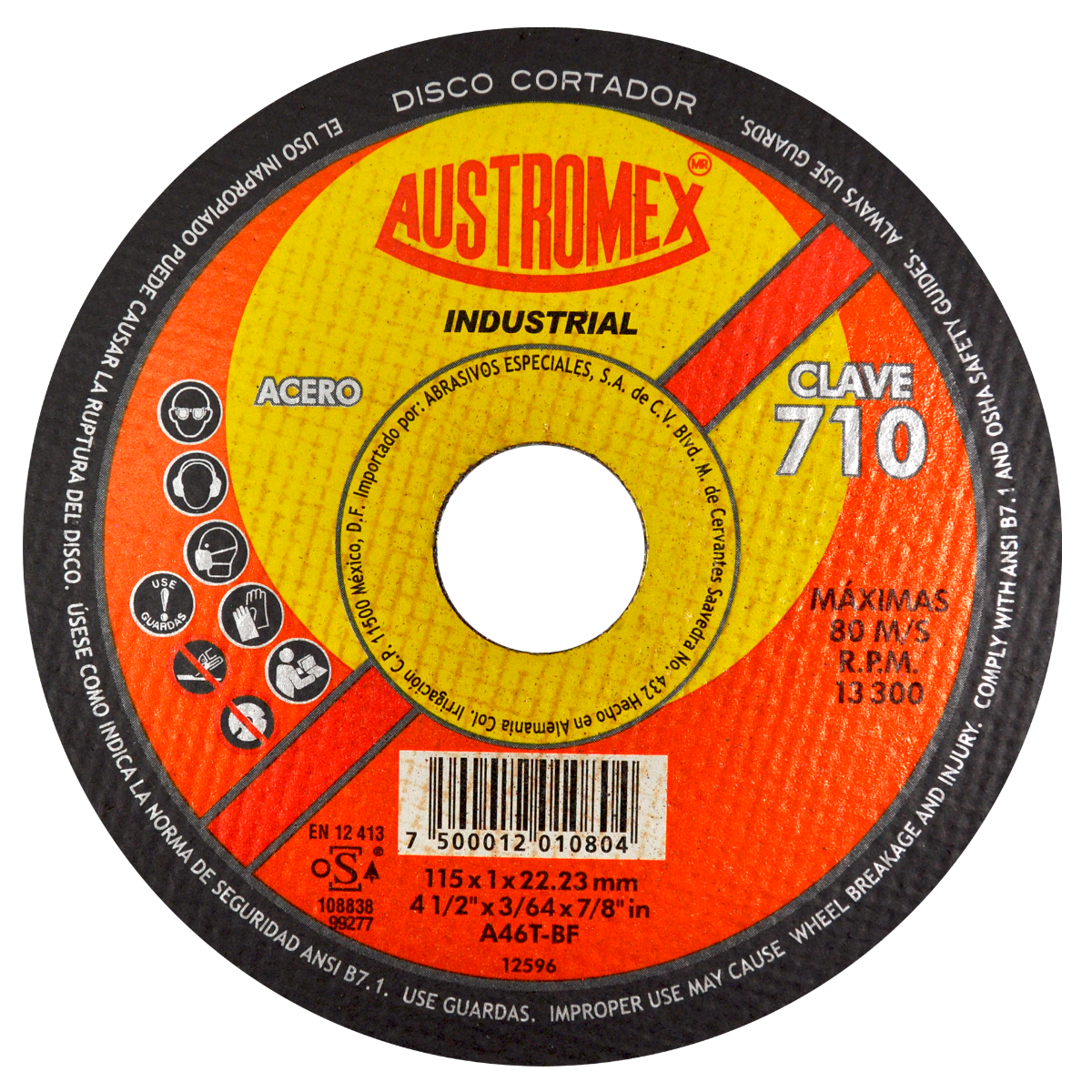 x710 disco corte de metal 4 1/2" x710 disco corte de metal 4 1/2"