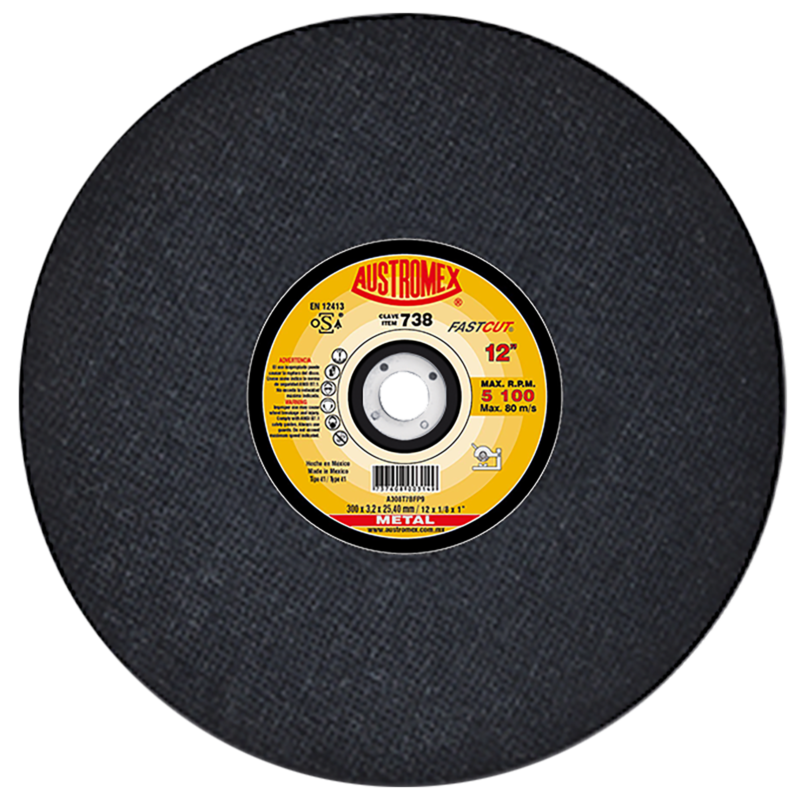 x738 disco corte de metal 12"