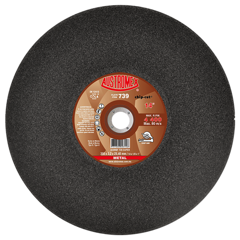 x739 disco corte de metal 14"