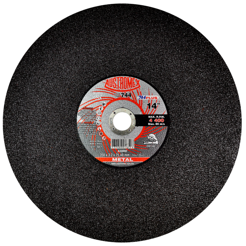 x744 disco corte de metal 14"