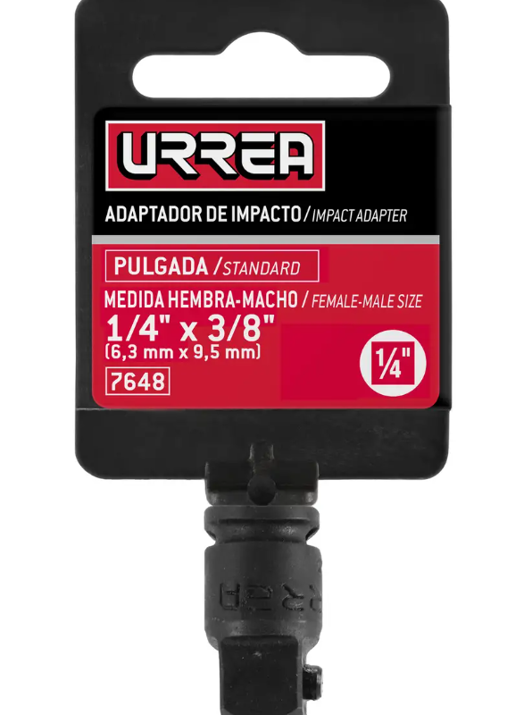 u7648 adaptador impacto 1/4"hemx3/8"macho