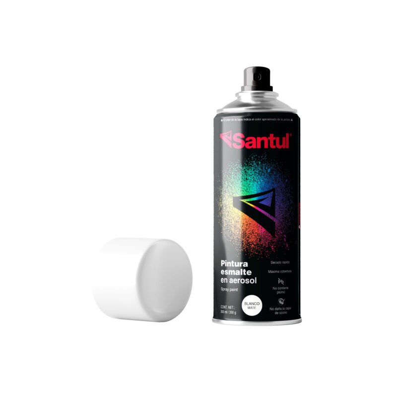 s8822 pintura aerosol blanco mate