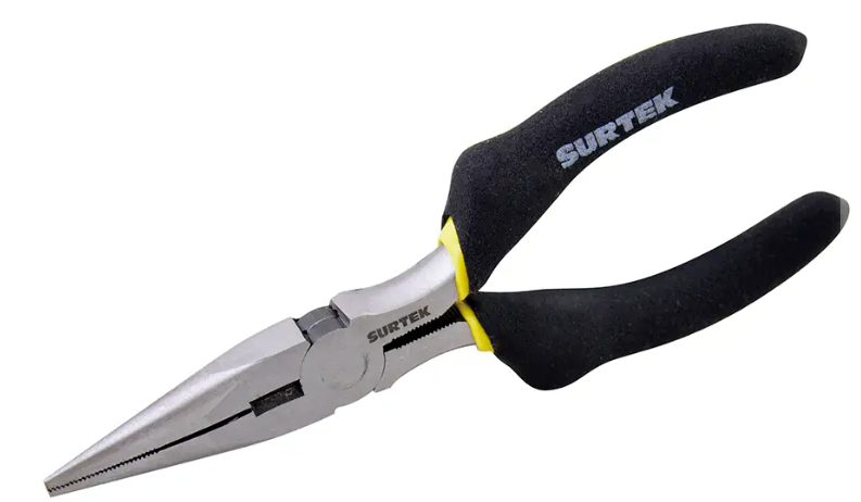 y925 pinza punta larga con corte 5"