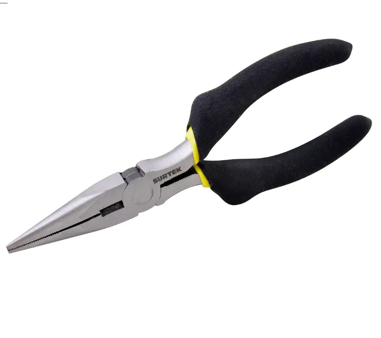 y929 pinza punta larga con corte 8"