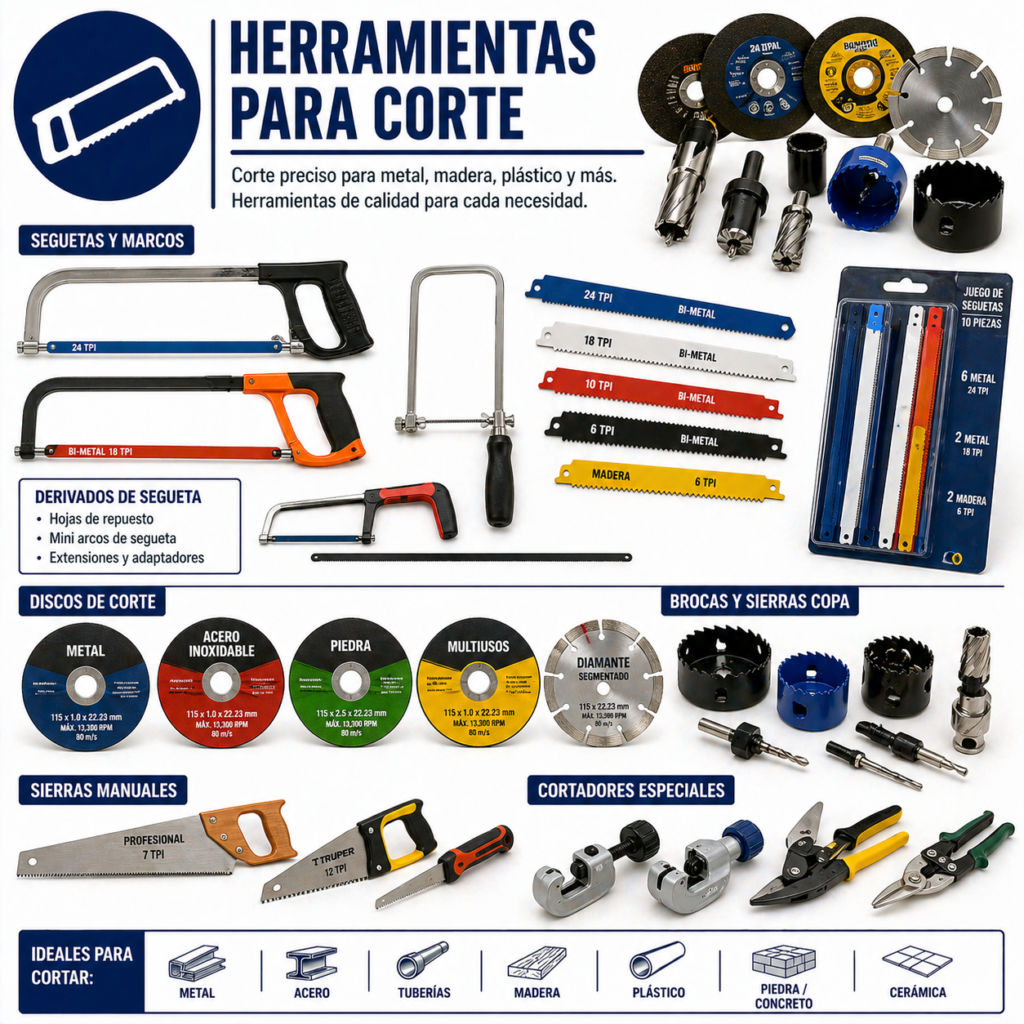 HERRAMIENTAS PARA CORTE