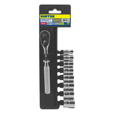 ya01s juego de dados y accesorios std entrada de 1/2 10pz