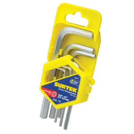 yallf7 juego allen 7pz 1/16" a 1/4" yallf7 juego allen 7pz 1/16" a 1/4"