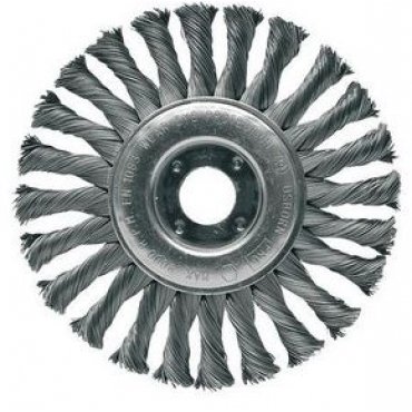 carda circular trenzada 4"