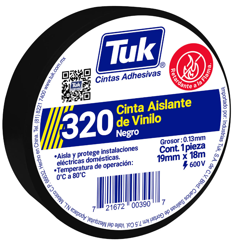 cinta aislar 3/4" x 9mt