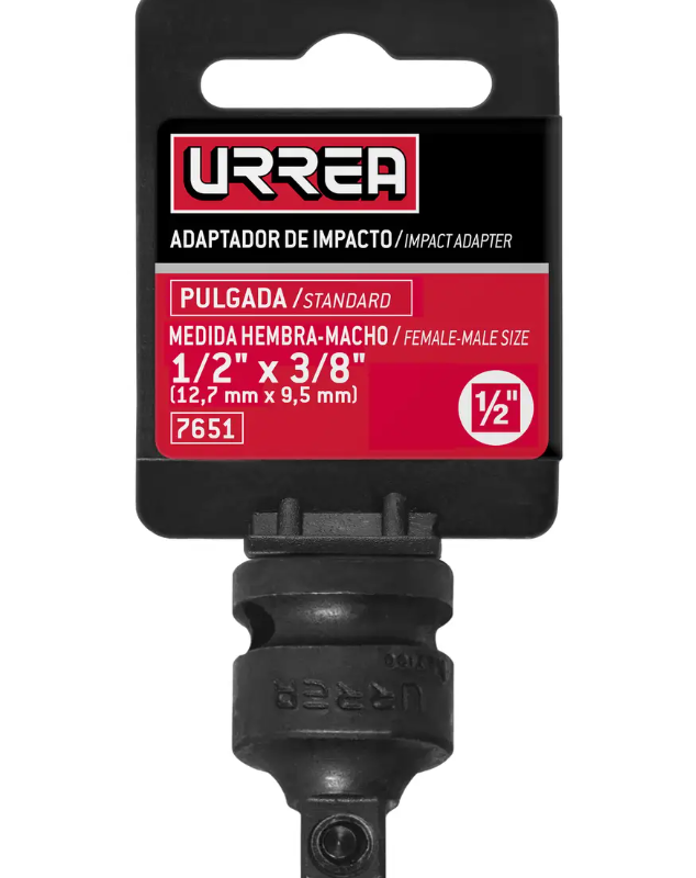 u7651 adaptador impacto 1/2"hemx3/8"macho