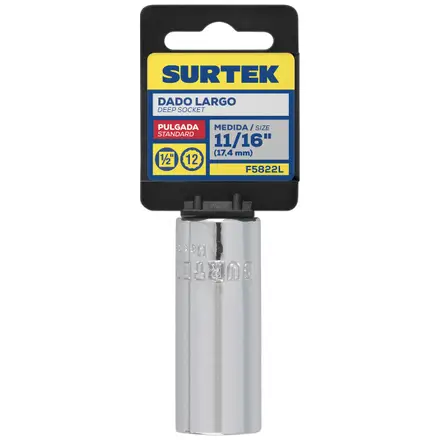 y5822l dado largo 1/2" std 12p 11/16