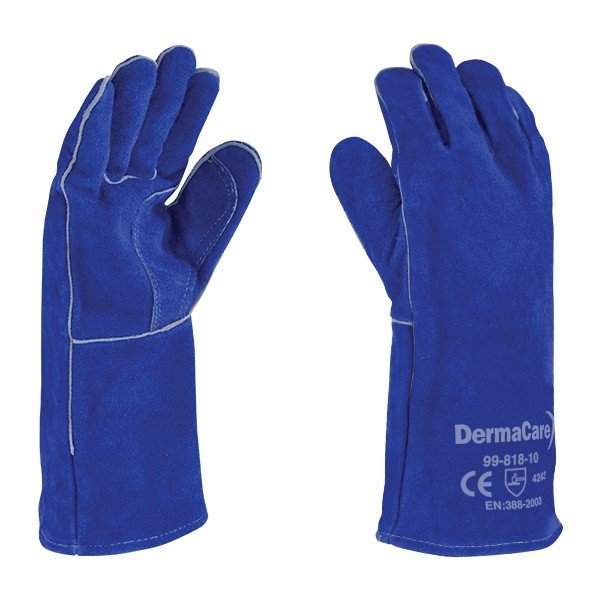 guante carnaza azul