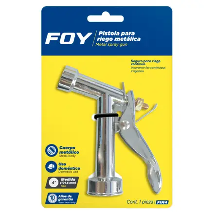 ypim4 pistola para riego 4" metalica