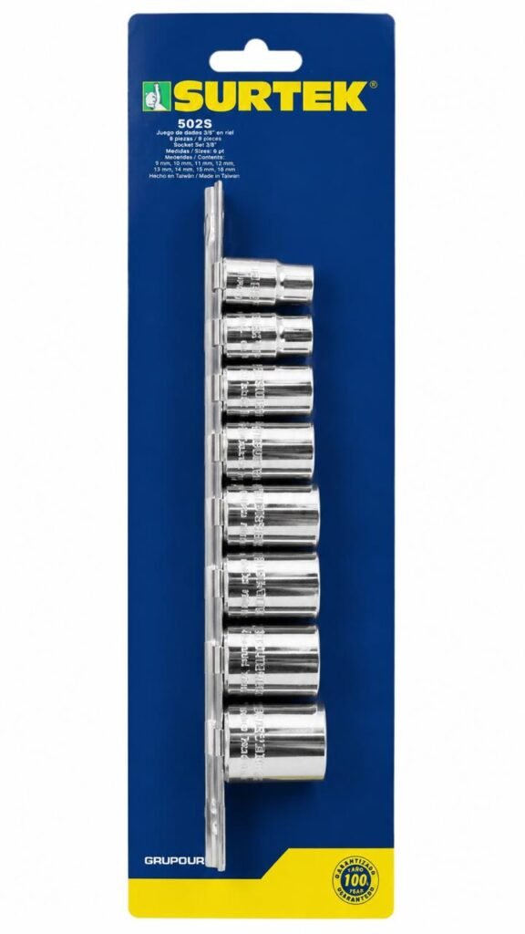 ys02s juego de dados entrada 3/8 std 8pz