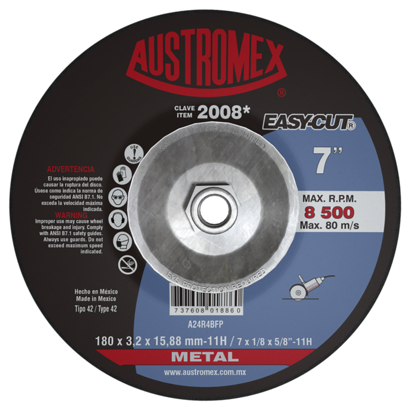DISCO DE CORTE METAL
