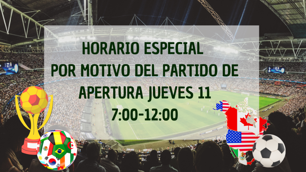 el dia jueves 11 de junio cerraremos a las 12oo el viernes reanudaremos horario normal (3)