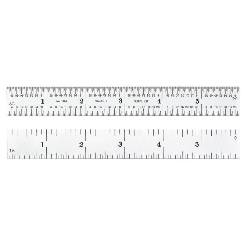 SC604R-6 - REGLA DE ACERO 6"